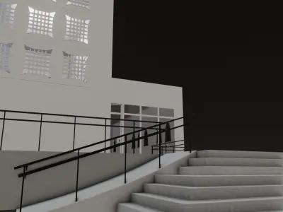 Mosque Exterior 3D model