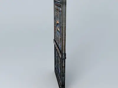 Resident Evil 4 Mini Game Door 3D model