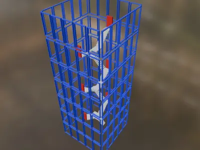 Transparent Building 3D model purchase
