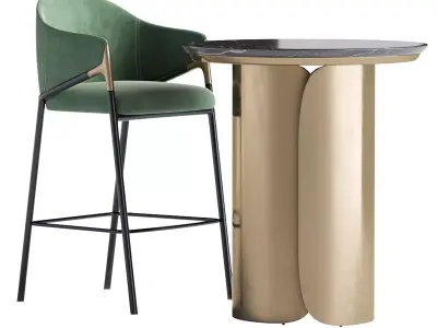 Euler Counter and Table 3D model