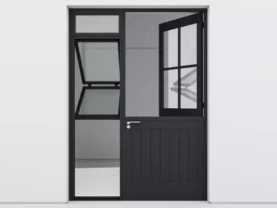 Aluminium door 250 3D model