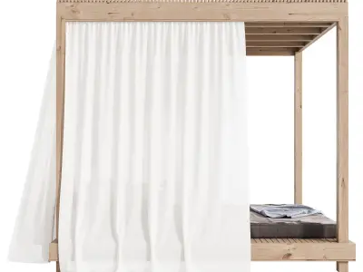 Garden Lounge Structure 02 3D model