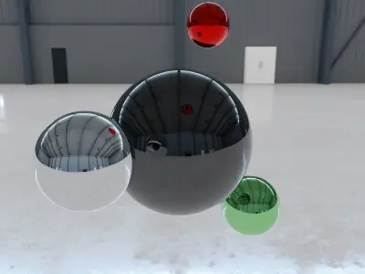 HDRI - Airplane Hangar Interior 5 Texture