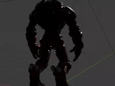 Mechsuit Low-poly 3D model