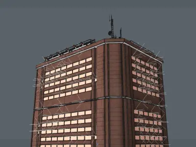 Night Building3 3D model