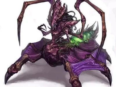 Starcraft Queen 3D print model