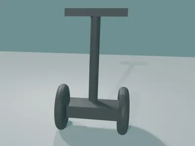Low Poly Segway 3D model