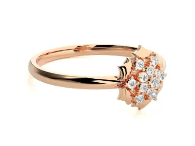 Women ring 3D print model 148
