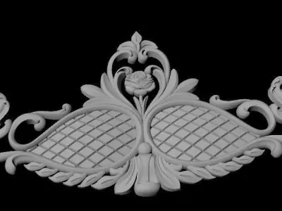 dekor ornate crown 3D model get