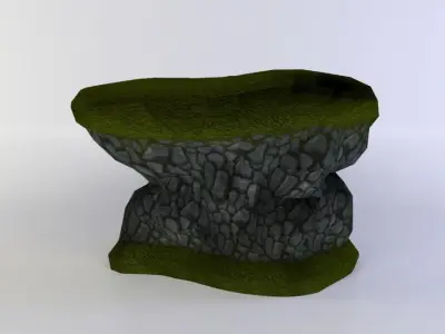 Earth platform Low-poly 3D model purchase