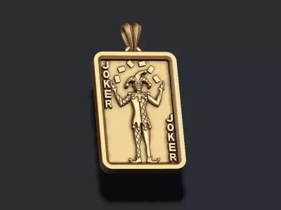 Joker pendant light 3D print model