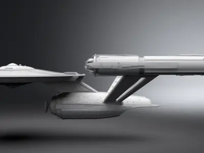 SNW Discovery Enterprise Scale model 3D print model