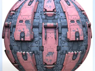 Sci-FI Seamless Texture Texture 19