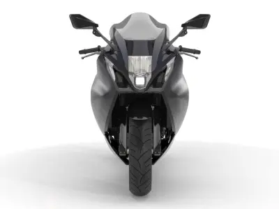 Generic Motorcycle 02 3D model