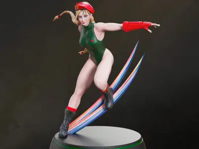 Cammy I Street Fighter 3D print model