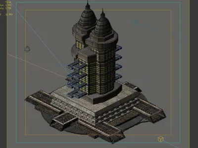 Different dimension world - house 02 3D model
