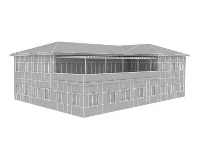 Modern Building 2 Low-poly 3D model