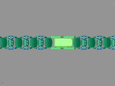 Womens Bracelets Gents Bracelets Mens Bracelets Bangles 3DM  3D print model