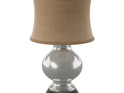 Thinder Metallic Table Lamp 3D model