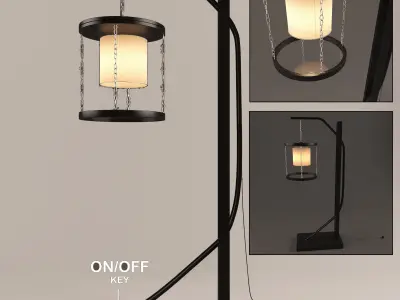 floor lamp 02 3D model