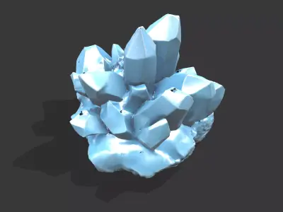 Crystall Blue 3D model