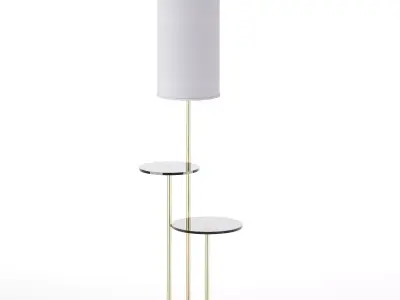 Deco Shelf Floor Lamp 3D model