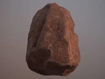 Red Rock modular PBR Low-poly 3D model