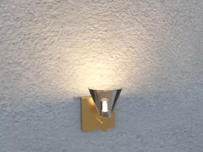wall Light 3D model 2