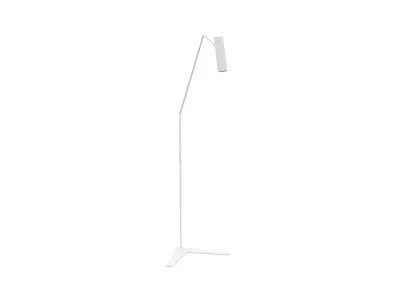 FLOOR LAMP WHITE 3D model