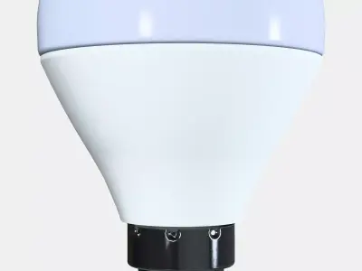 Wood-free LED light source E14 470 lumen 3D model