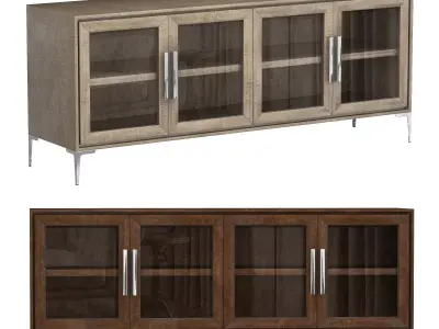 BENOIT GLASS 4-DOOR SIDEBOARD 3D model