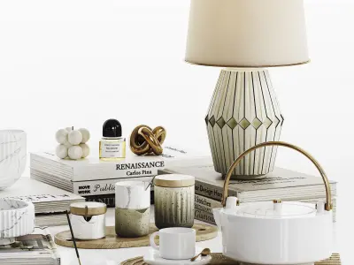 Decorative Set 03 3D model 15