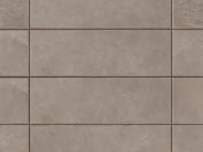 Concrete wall tiles Suite Taupe 20x60 Set 3 Texture