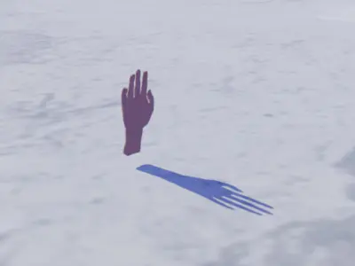  Almost realistic hand model Game-ready 3D model