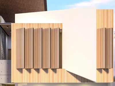 Modern House Exterior and Interior 3D model