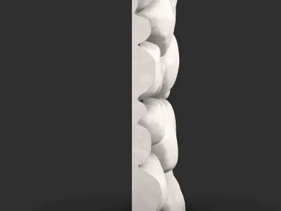 Building Block Stone Wall Mesh 3D print model purchase