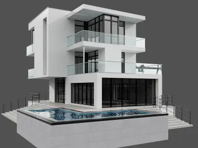 MODERN HOUSE NO28 A 3D model