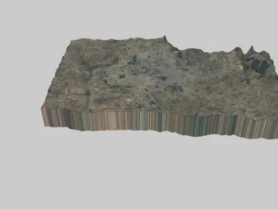 Bangalore City  Low-poly 3D model