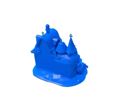 Halloween Ghost - Haunted House - Halloween Graveyard  3D print model