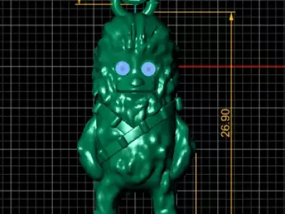 erce Warrior  Inspired Gold Pendant 3D print model