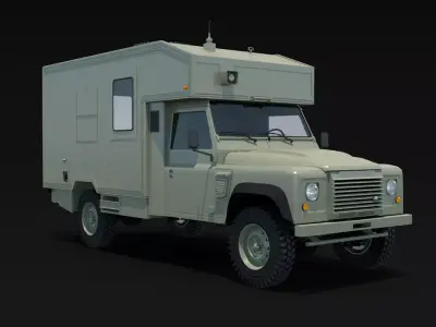 Land Rover Battlefield Ambulance 3D model