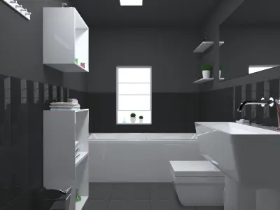 bathroom interior 3 3D model