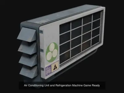 Air Conditioner  and Refrigeration Machine Game Ready Collection 3D Model Pack