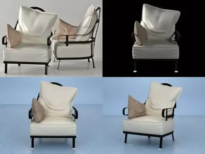 Chassis Armchair 3D model
