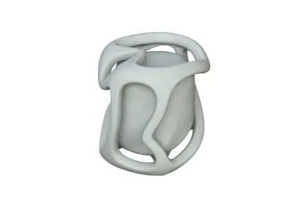 SciFi Shape Object Low Poly 116 Low-poly 3D model