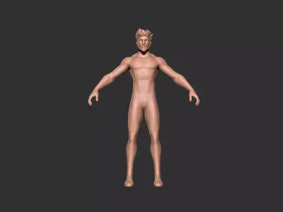 Cartoon Boy 3D model