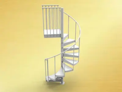Spiral Stairs 3D print model