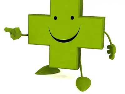 Fun Pharmacy character  3D model