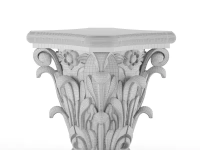 classic column 3D model