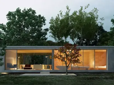 Modern House Scene 3D model purchase